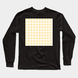 Yellow Gingham Long Sleeve T-Shirt